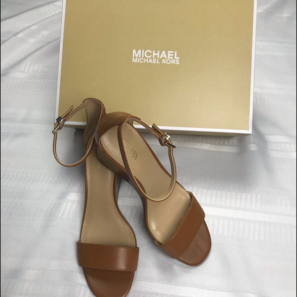 Michael Kors Fiona Wedge Heels (NIB)